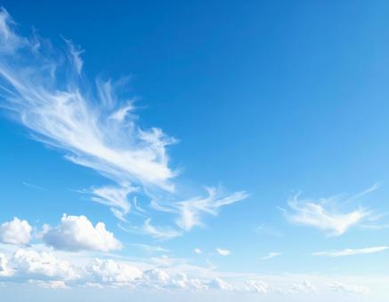 きれいな空の背景素材2 きれいな空の背景素材2の写真