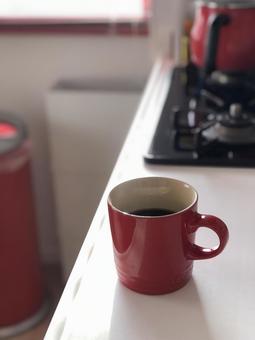 モーニングコーヒー モーニングコーヒー コーヒー,モーニング,カフェの写真素材