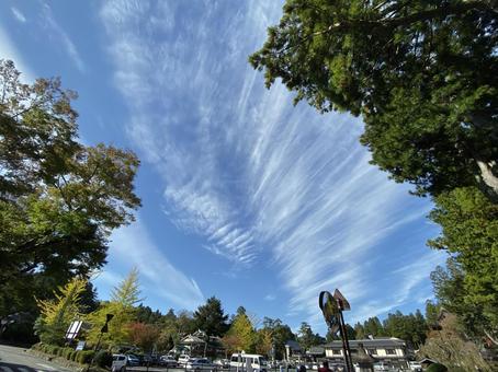 筋雲 筋雲の写真