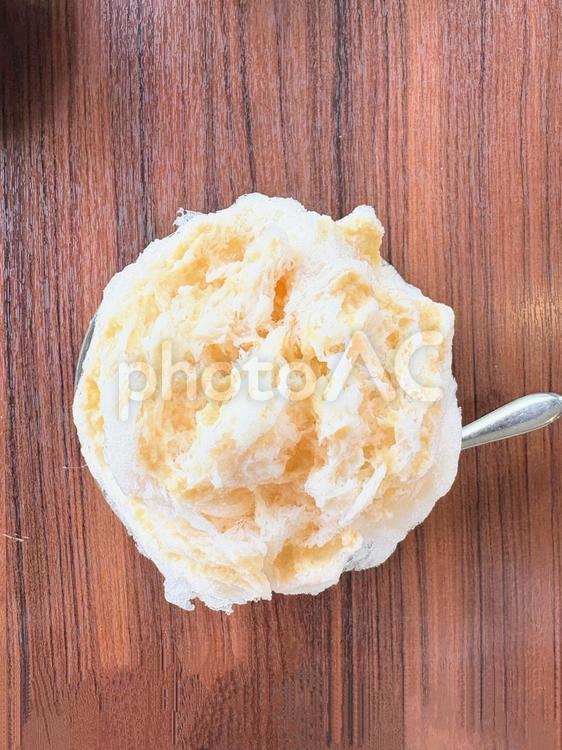 冷たいフワフワかき氷 かき氷,冷たい,ひんやりの写真素材