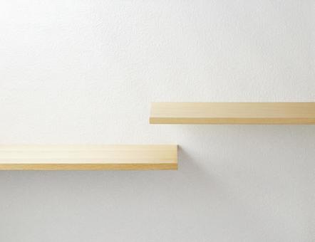 壁に取り付けられる棚 背景素材,壁,部屋の写真素材