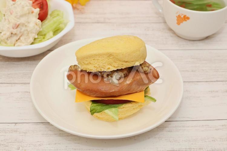 チキンバーガー チキンバーガー,チキン,チキンサンドの写真素材