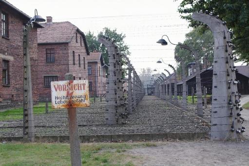 アウシュヴィッツ・ビルケナウ　強制収容所 アウシュヴィッツ・ビルケナウ,アウシュヴィッツ,強制収容所の写真素材