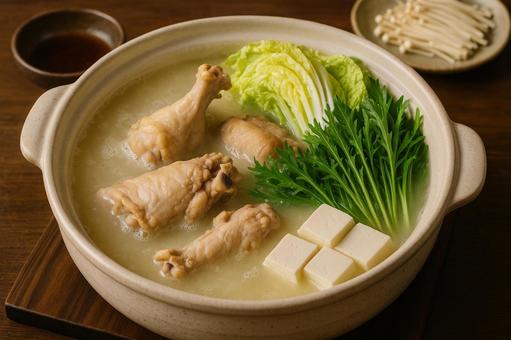 おいしそうな水炊き おいしそうな水炊きの写真