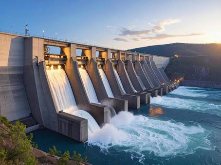 水力発電 水力発電の写真