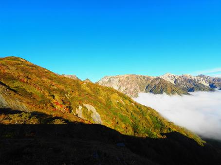 北アルプス・八方山、唐松岳 北アルプス・八方山、唐松岳 八方山,唐松岳,北アルプスの写真素材