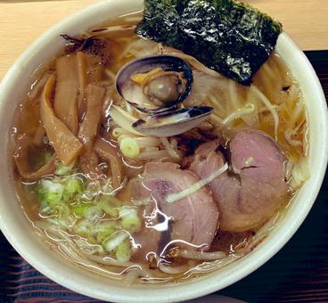 魚醤ラーメン ラーメン,麺,麺類の写真素材