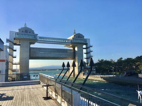 びゅうお(沼津港) びゅうお(沼津港) 沼津港大型展望水門,びゅうお,沼津港の写真素材