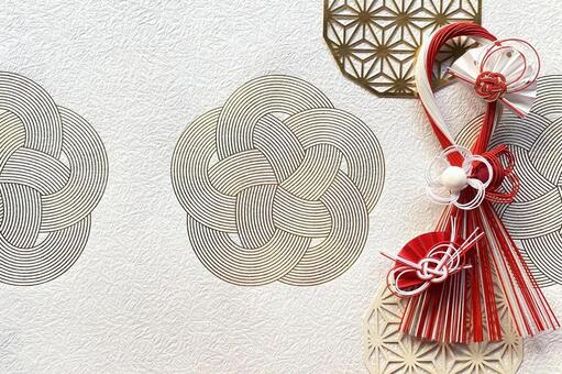 お正月 お正月,和紙,年賀状の写真素材