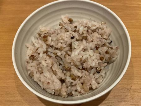 ご飯 もち米 ご飯 もち米 ご飯,もち麦,もち麦ご飯の写真素材