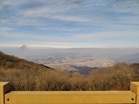 つくば山頂上からの景色 つくば山頂上からの景色 景色,山,頂上の写真素材