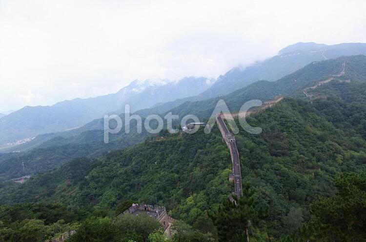 万里の長城／景色10 中国,中華人民共和国,外国の写真素材