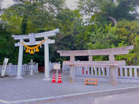 対面石八幡神社鳥居 対面石八幡神社鳥居の写真