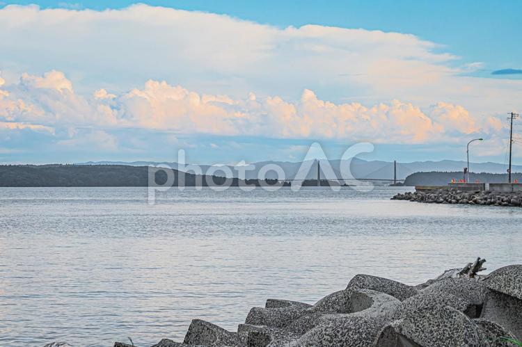 能登半島の風景 能登半島,能登,石川の写真素材