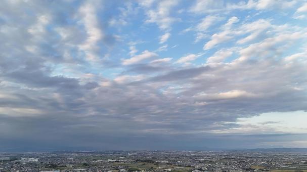 夕方空004005 夕方空004005の写真