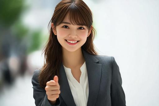 若いビジネス女性のイメージ 若いビジネス女性のイメージの写真