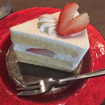 かわいいショートケーキ かわいいショートケーキの写真