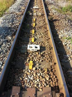 線路 線路,jr,踏切の写真素材