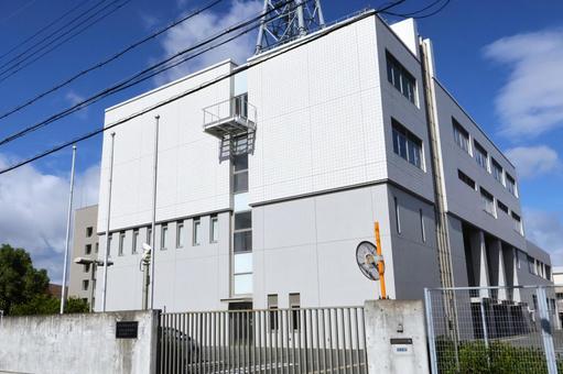 大阪広域水道企業団 東部水道事業所　外観 大阪広域水道企業団,東部水道事業所,水道の写真素材