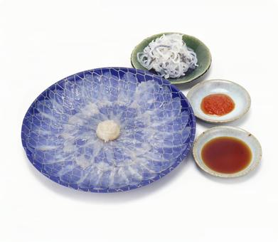 とらふぐ てっさ 菊盛 とらふぐ てっさ 菊盛の写真