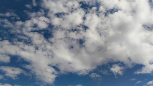 青空と雲の写真