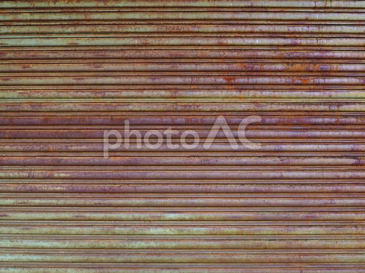 翳りゆく風景 錆,サビ,鉄の写真素材