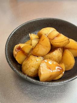 じゃがいもの煮物 じゃがいもの煮物 じゃがいも,食事,ご飯の写真素材