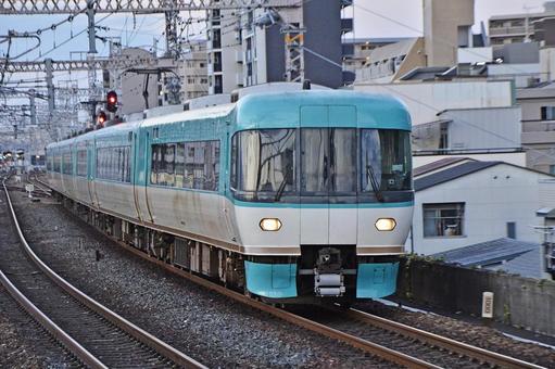 ２８３系　特急くろしお　オーシャンアロー 乗合,旅客,のりものの写真素材