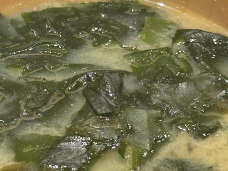 Photo, miso soup, lunch, delicious, 