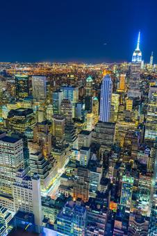 Night view of downtown seen from Top of the Rock (Rockefeller Center Observatory) 29, JPG Night view of downtown seen from Top of the Rock (Rockefeller Center Observatory) 29, top of the rock, newyork, empire state building, JPG