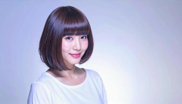 ヘアスタイルモデルの写真