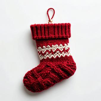 クリスマスの靴下オーナメント クリスマスの靴下オーナメントの写真