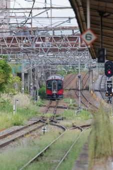 しなの色 しなの色 しなの鉄道,しなの色,小諸駅の写真素材