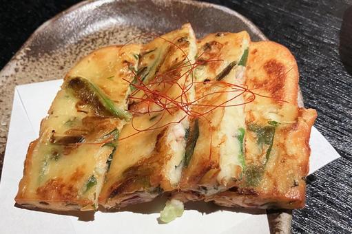 チヂミ チヂミ チヂミ,朝鮮料理,料理の写真素材