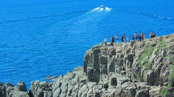 東尋坊 東尋坊,福井県,景勝地の写真素材