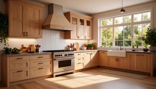 L字キッチンの写真