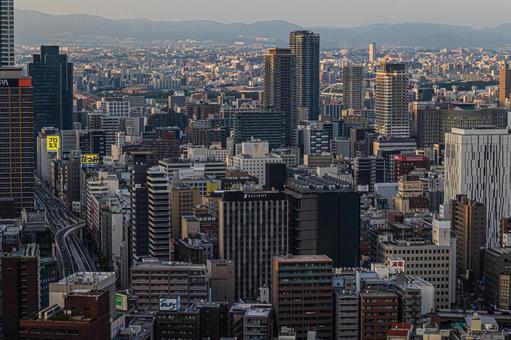 都市景観 都市景観 ステーションワン,淀屋橋,大阪の写真素材