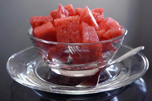diced watermelon, JPG