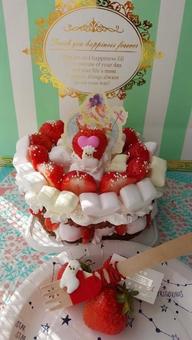 手作りケーキの写真