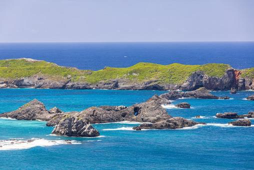 小笠原諸島 中山峠展望台から望む絶景 小笠原諸島 中山峠展望台から望む絶景 父島,小笠原諸島,小笠原の写真素材