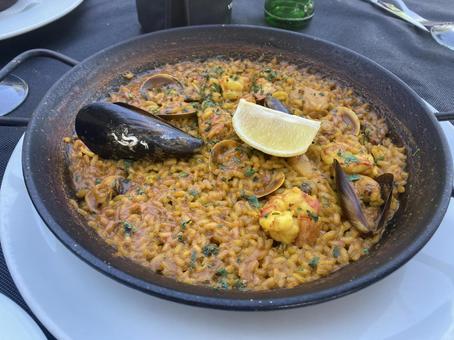 パエリア スペイン,パエリア,美味しいの写真素材