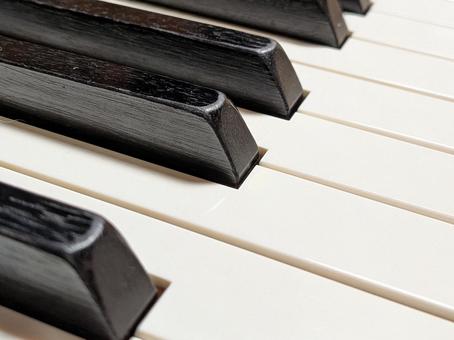 ピアノの鍵盤のアップ ピアノ,楽器,グランドピアノの写真素材