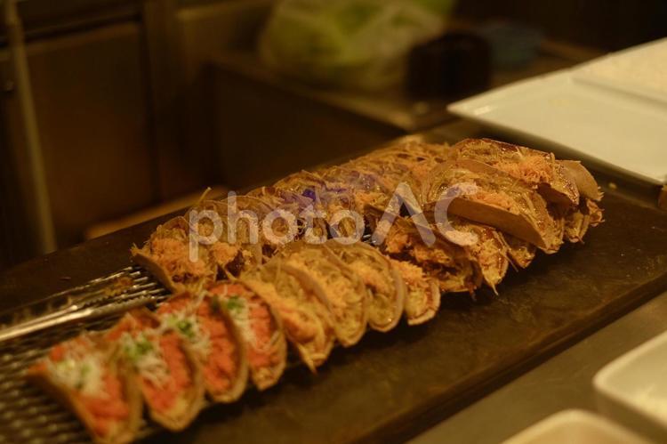 タコスがたくさん 食べもの,食材,屋台の写真素材