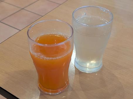 ファミリーレストランのソフトドリンク ファミリーレストランのソフトドリンク ガスト,ランチ,外食の写真素材