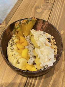 アサイーボウル 素材,カフェ,アイスの写真素材