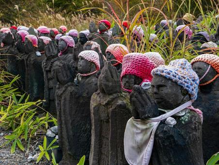 殺生石(千体地蔵) 殺生石(千体地蔵) 殺生石,地蔵,像の写真素材