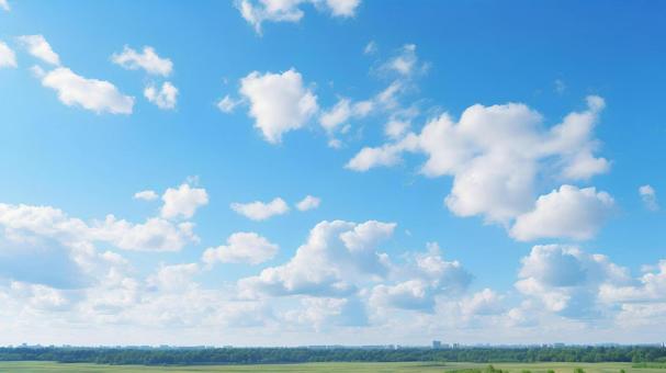 青空と大地 青空と大地 空,アウトドア,大地の写真素材