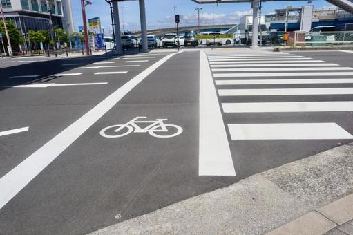 横断歩道 横断歩道の写真