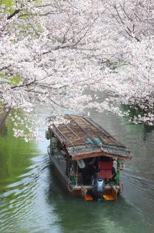 伏見運河 河川,町並み,風景の写真素材