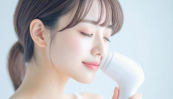 脱毛する女性 脱毛する女性の写真